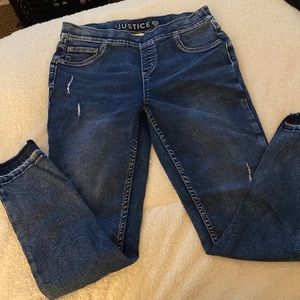 Girls justice jeggings size 18